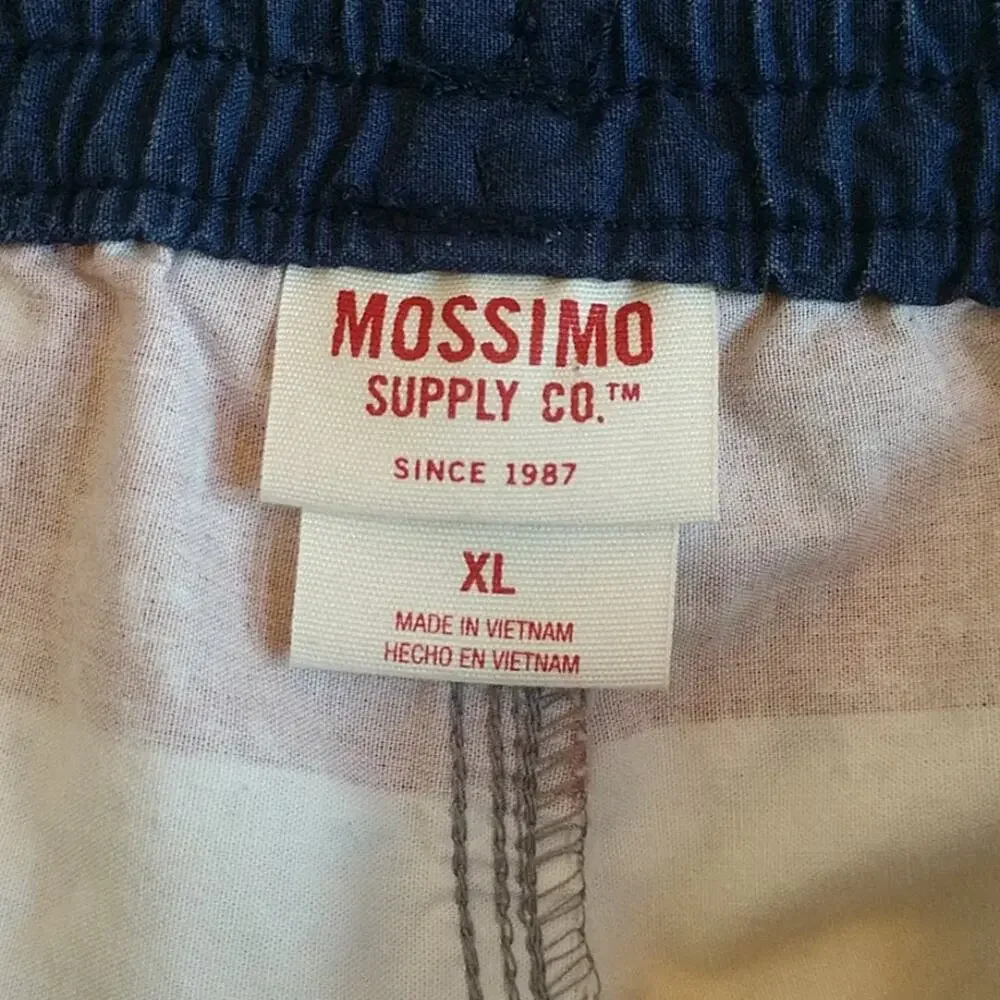 Patriotic Mens Mossimo Supply Company American Flag Shorts Swim July 4 size XL